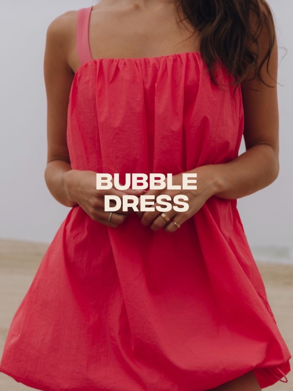 Daily Drills Bubble Dress - Punch